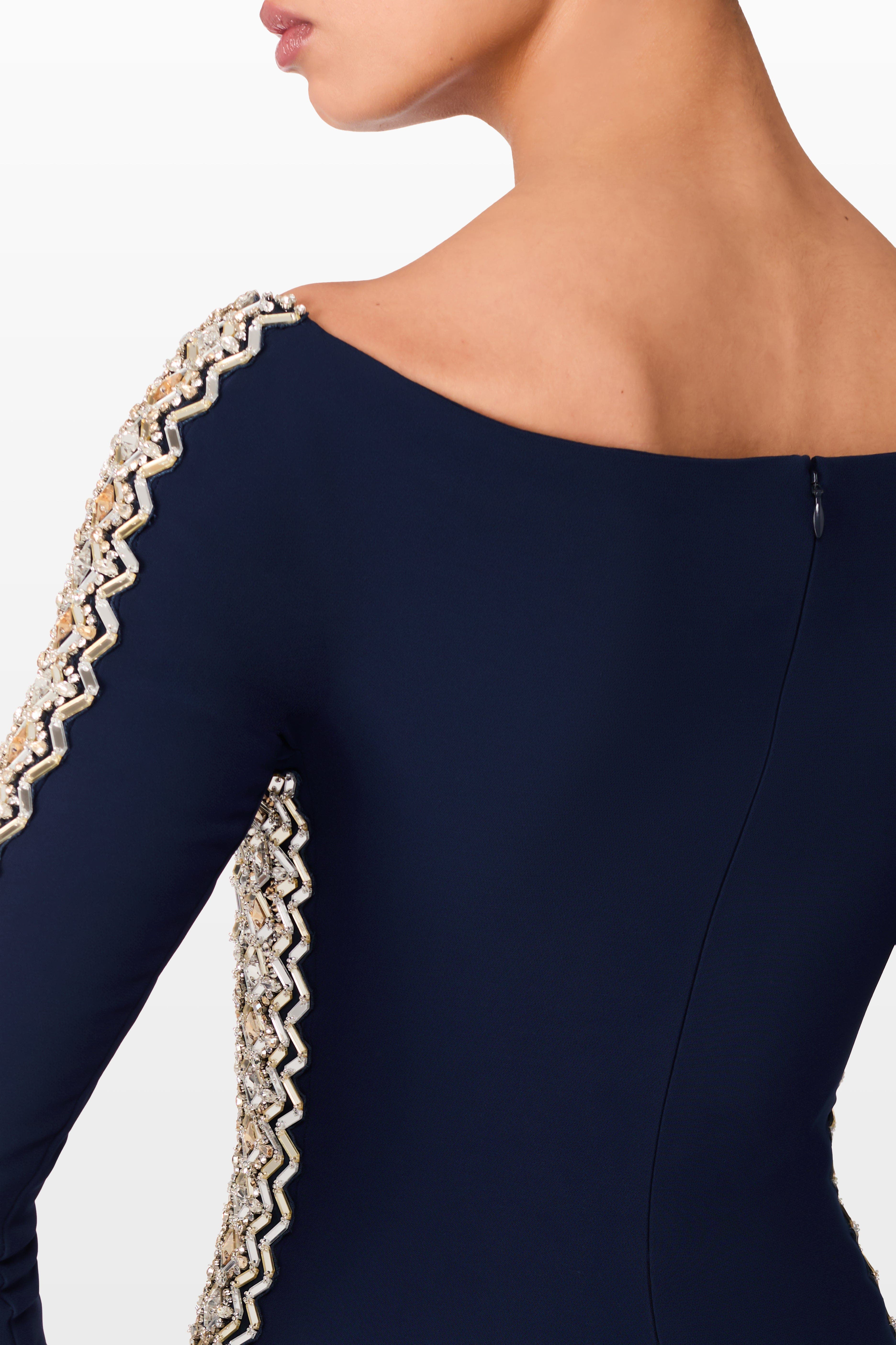 Jenny Packham Charisma Dress in Midnight Kiss at Nordstrom - 5