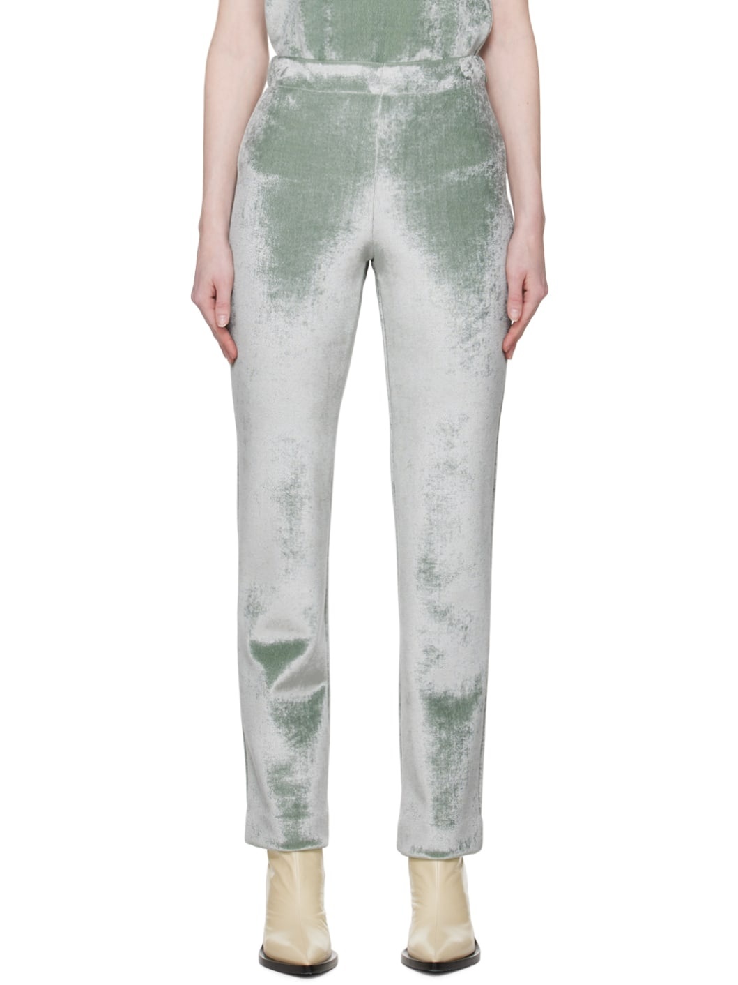 Blue Palazzo Trousers - 1
