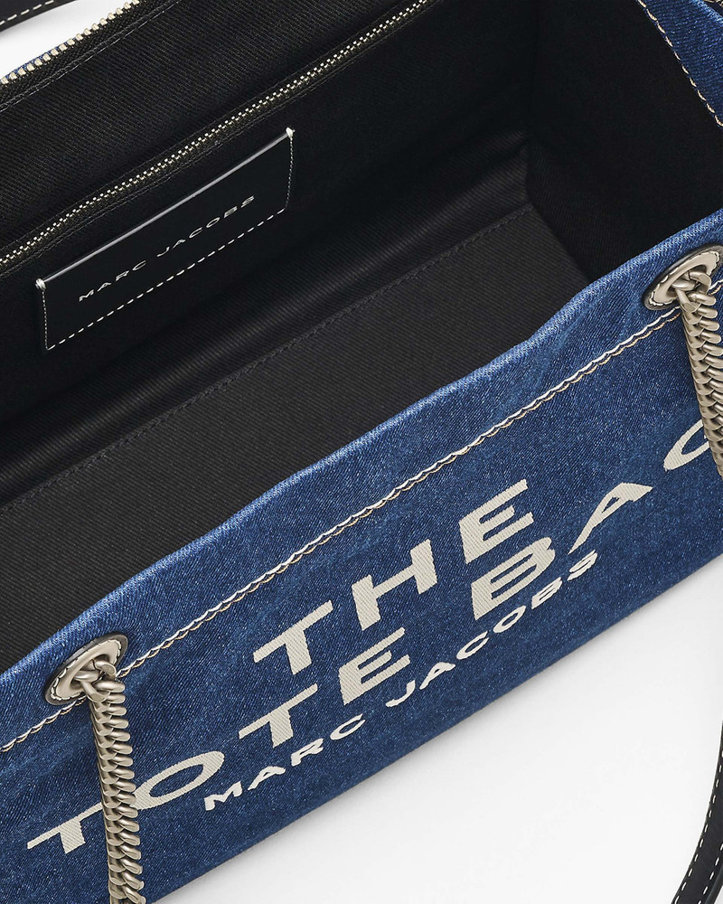 THE DENIM CHAIN MEDIUM TOTE BAG 7