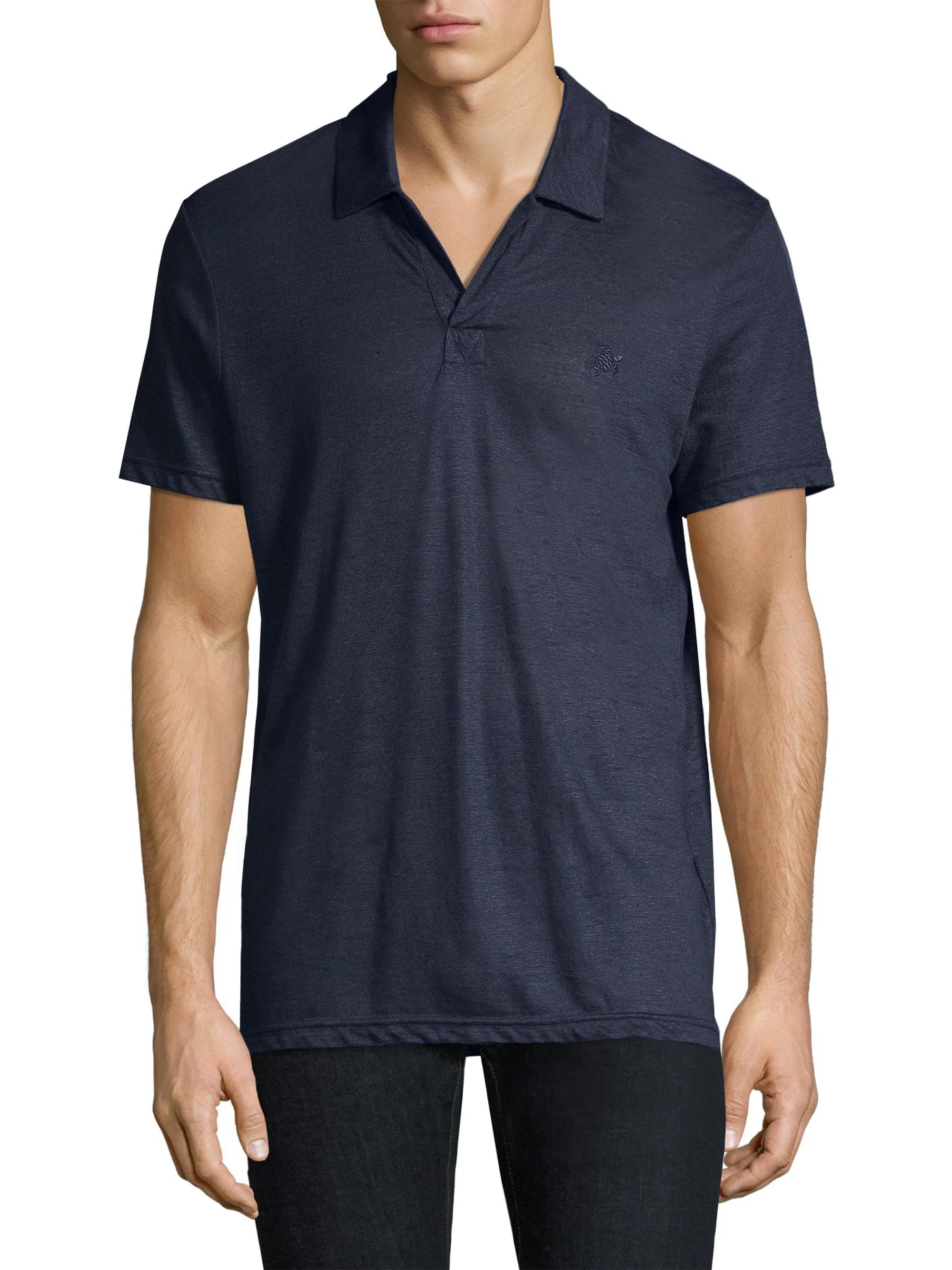 Pyramid Slub Linen-Jersey Polo Shirt - 1