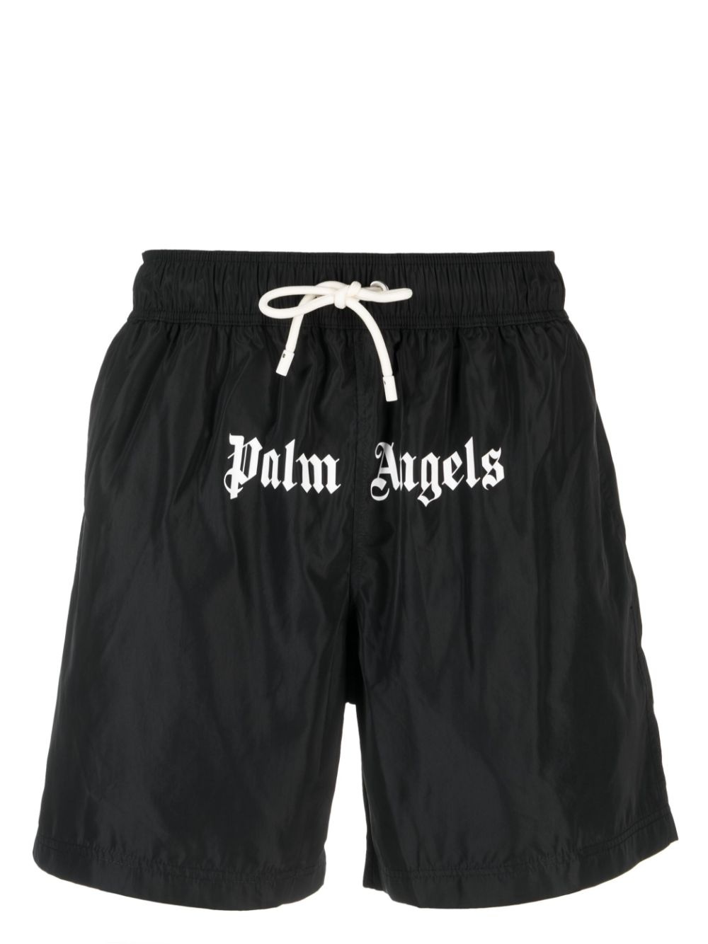 logo-print swim shorts - 1