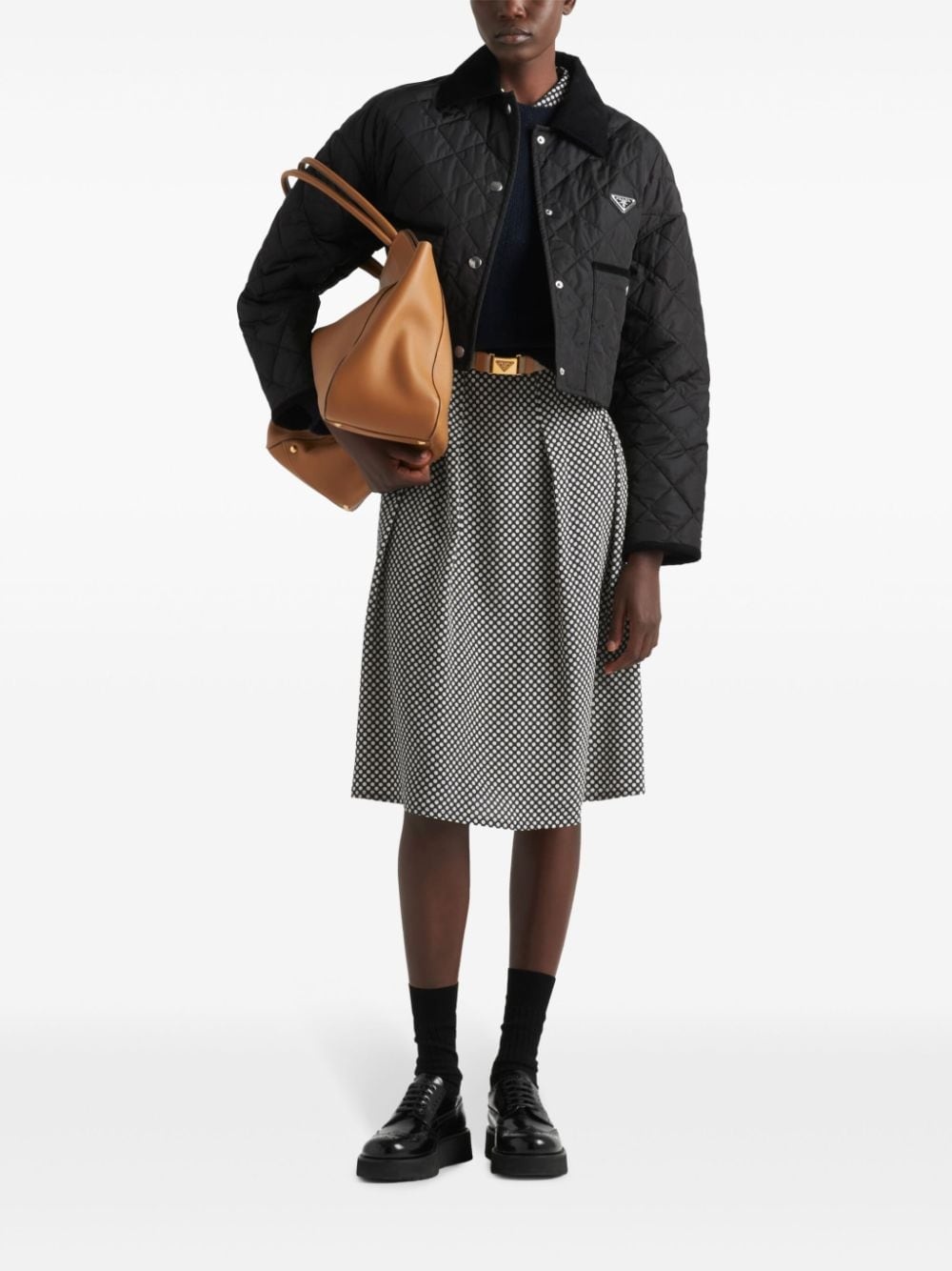 quilted Re-Nylon jacket - 2