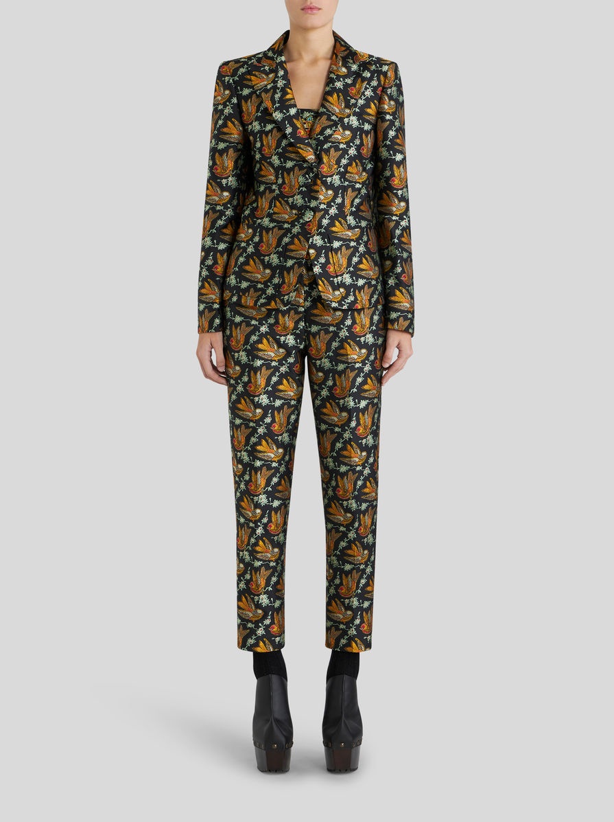 JACQUARD JACKET WITH BIRDS - 2