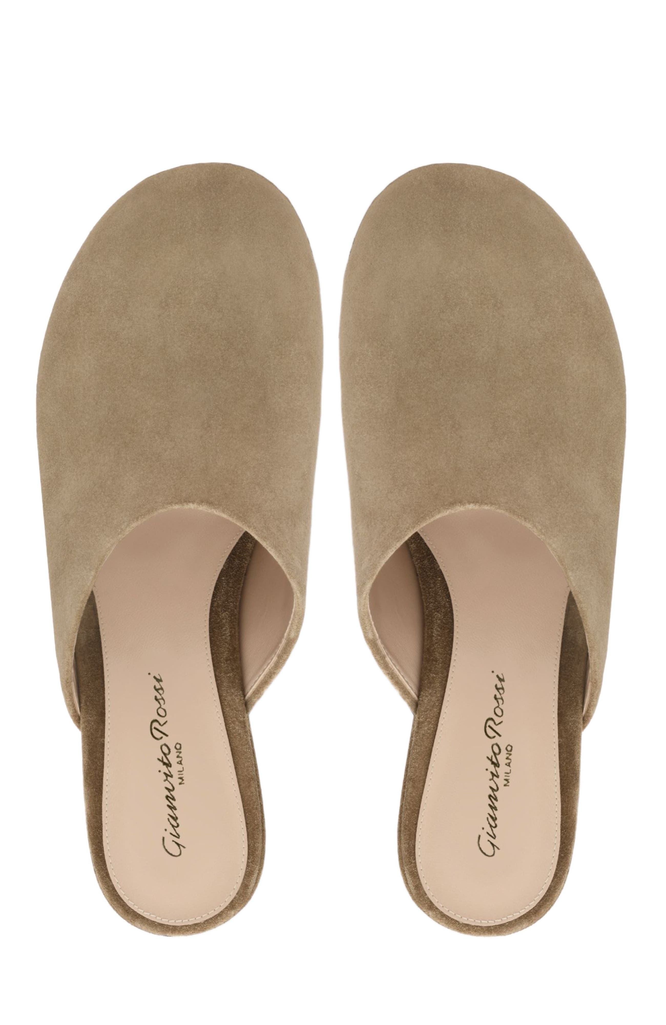 Gianvito Rossi Lyss Clog in Brown at Nordstrom - 3