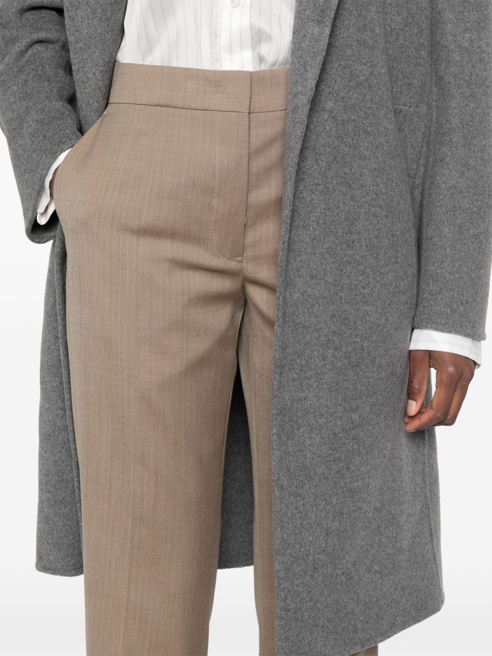 wool ripstop trousers - 5
