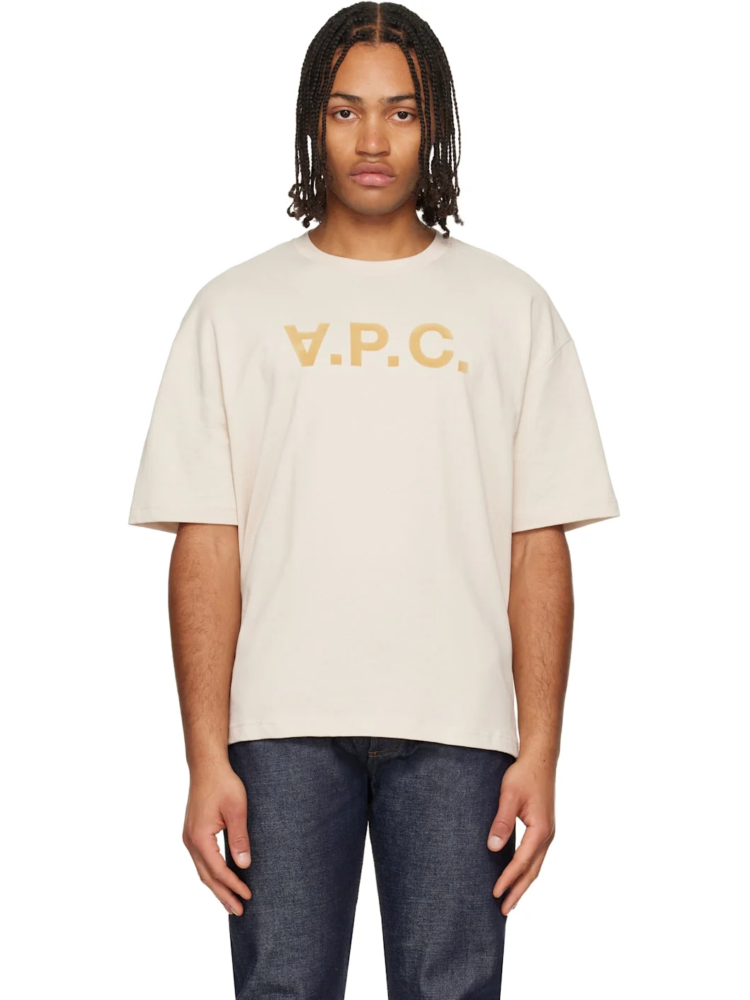 Off-White Flocked T-shirt - 1