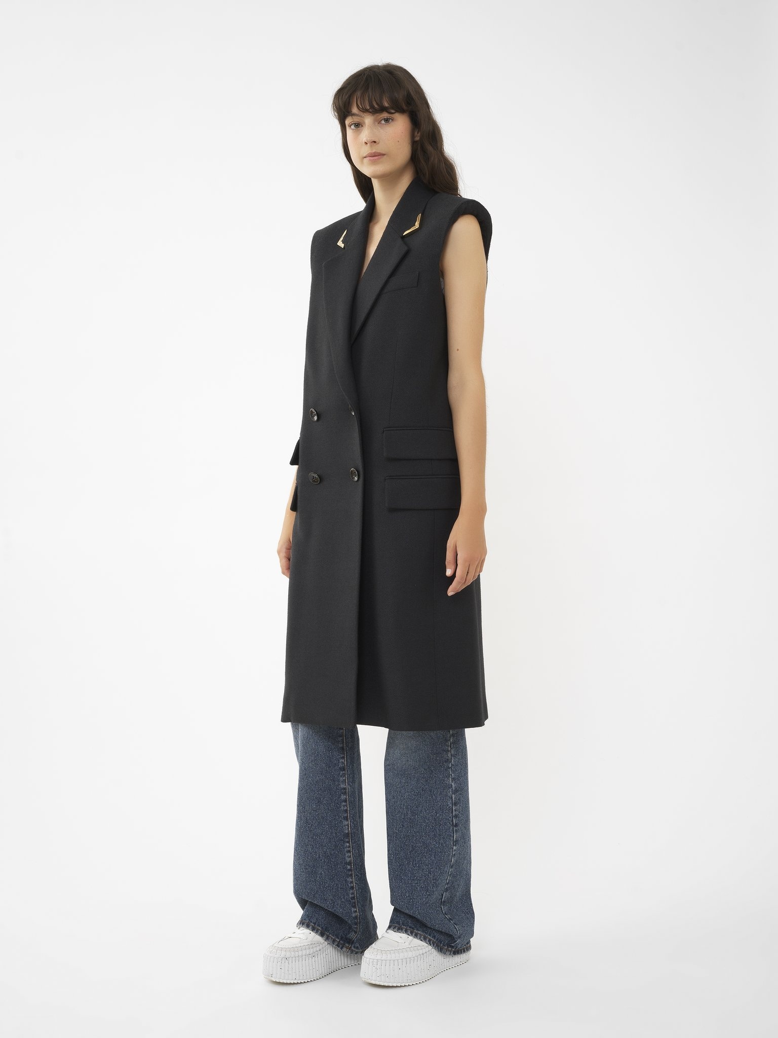 SLEEVELESS COAT - 4