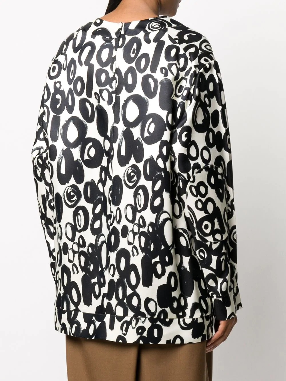 Abstract Drops long-sleeve top - 4