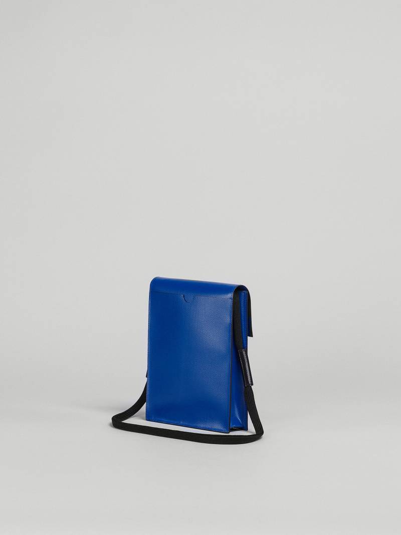 BLACK AND BLUE TRIBECA MESSENGER BAG 3