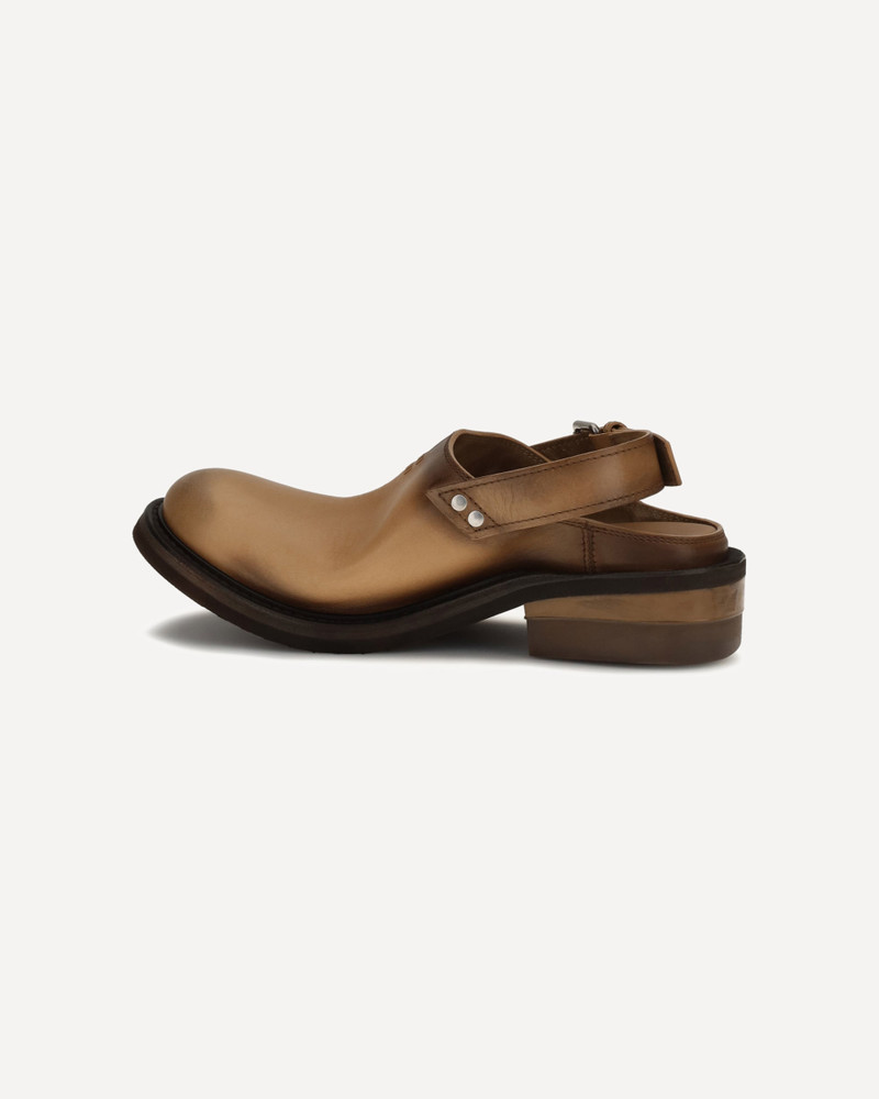 Miu Miu Foule leather Mules outlook