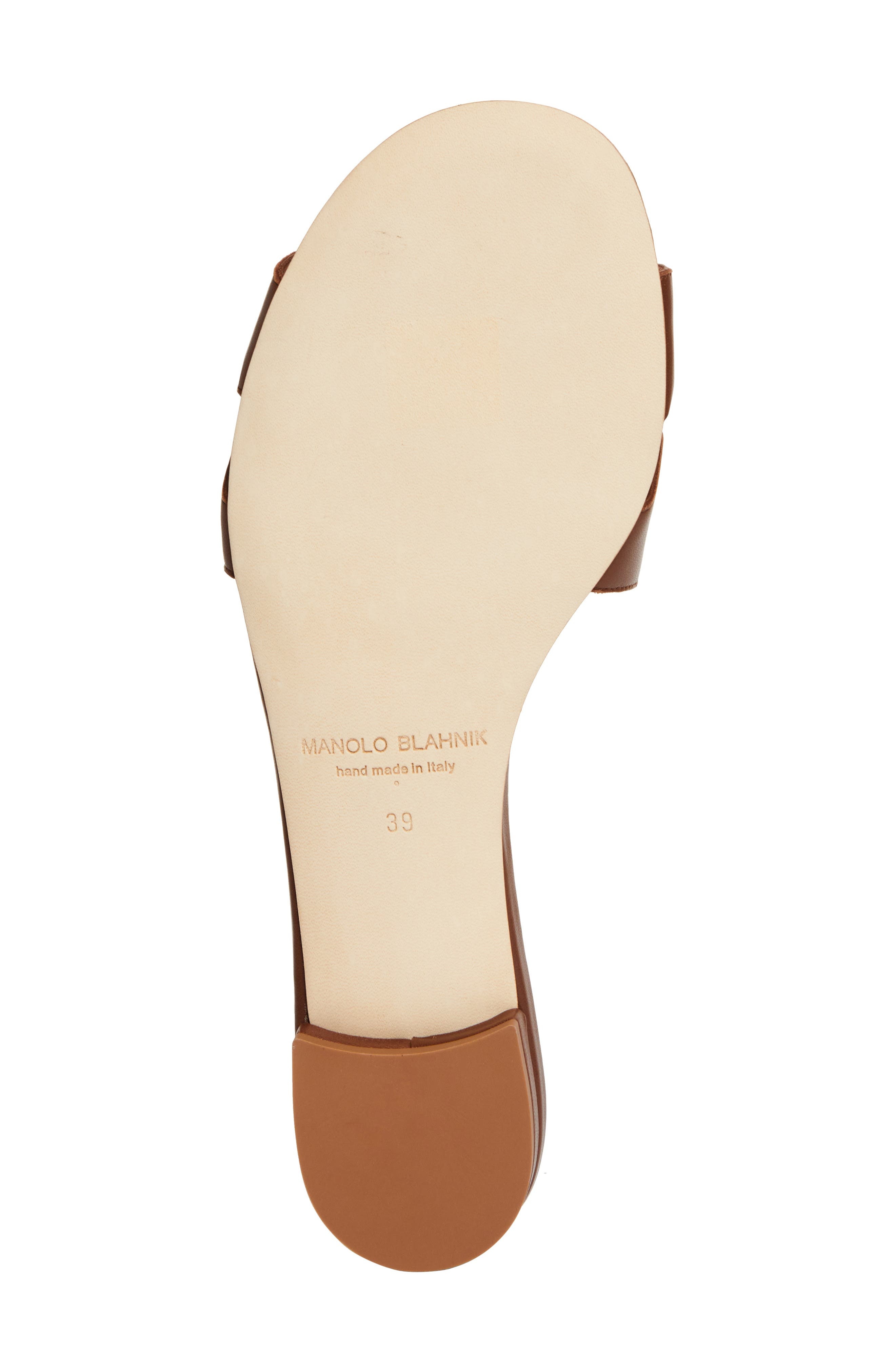 Manolo Blahnik Haribal Slide Sandal in Brown at Nordstrom - 6