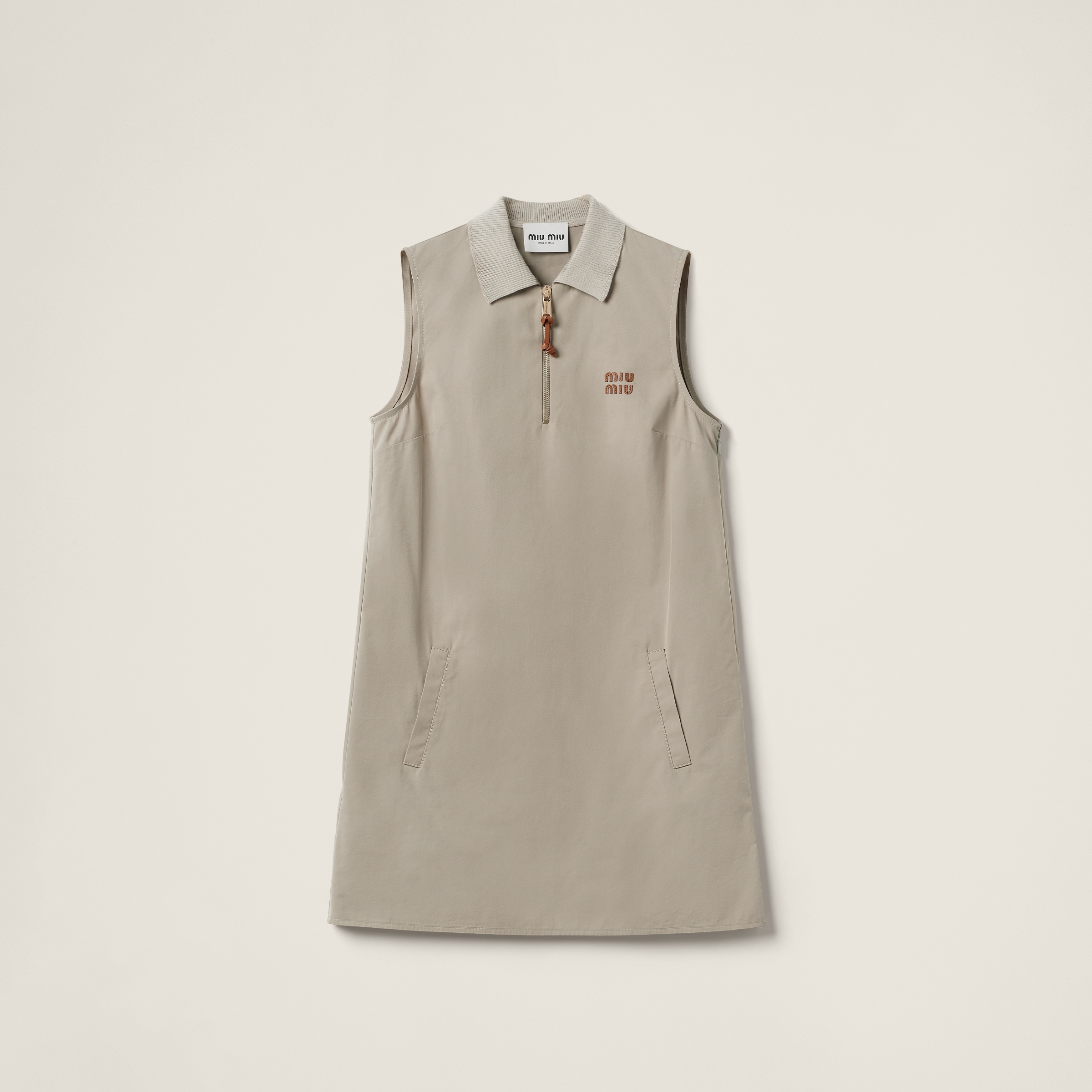 MiuMiu Panama cotton dress ミュウミュウ ドレス ワンピース Miu Miu Panama cotton dress | REVERSIBLE
