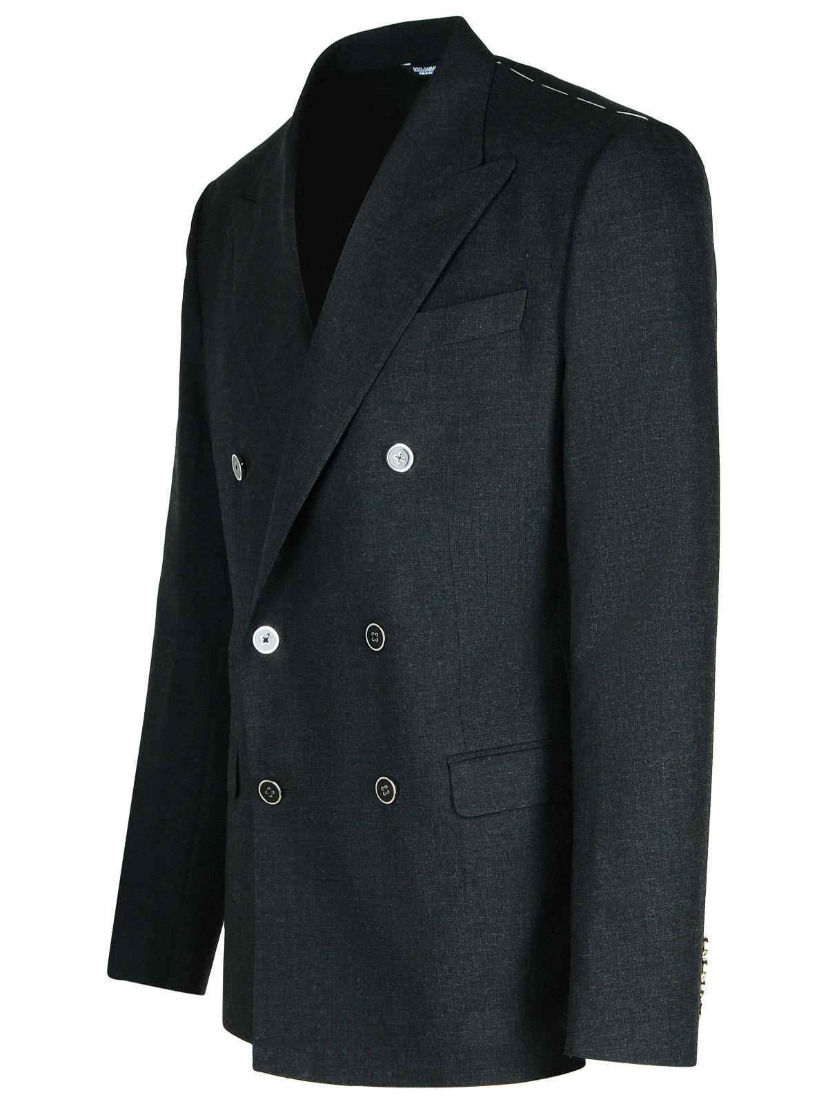 Dolce & Gabbana 'Drop 7' Dark Grey Wool Blazer Man - 2