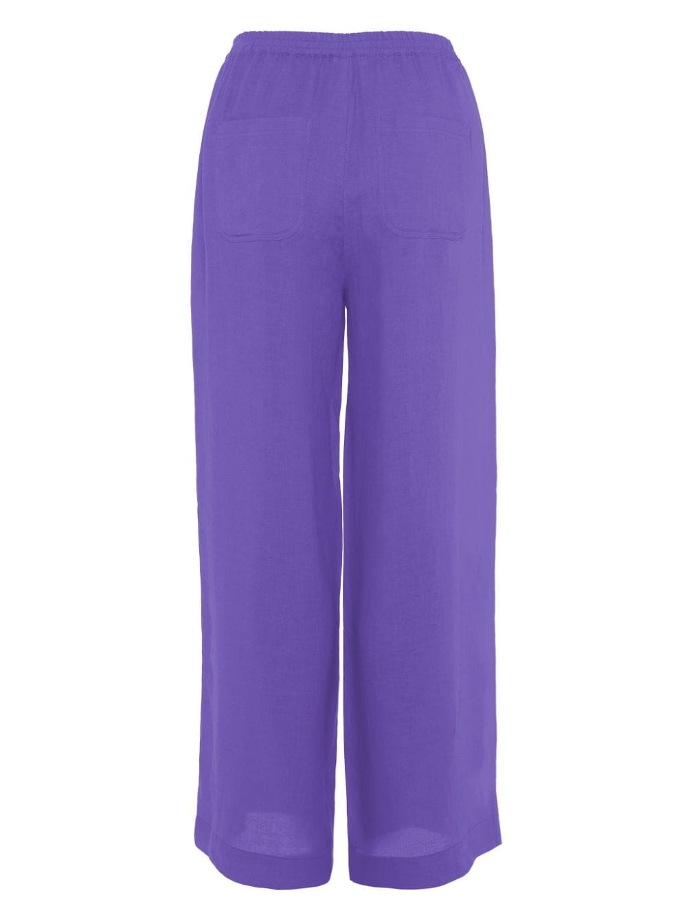 Select wide-leg linen trousers - 5