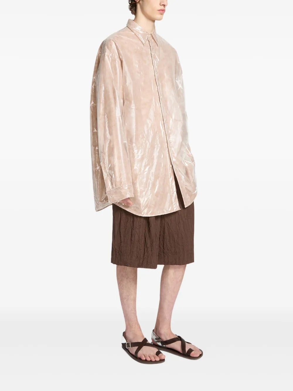 Dries Van Noten Men Plato 1504 M.W.Pants Brn - 3