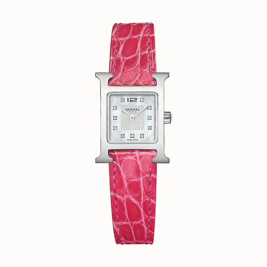 Hermès Heure H watch, 17.2 x 17.2 mm | REVERSIBLE