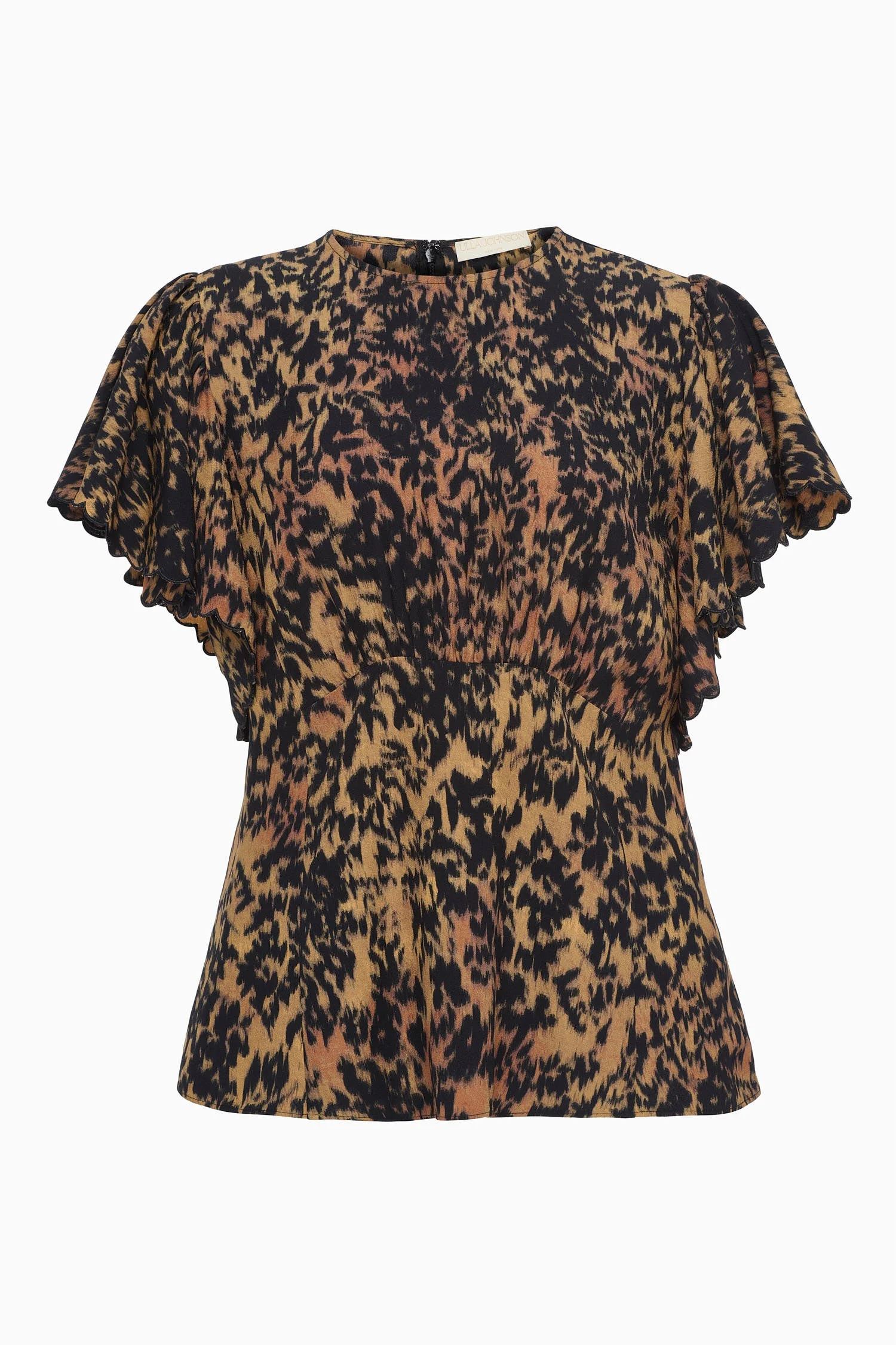 Nejma Flutter Sleeve Blouse - 1