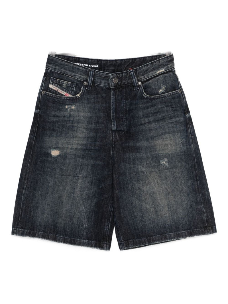Diesel De-sire distressed-detail shorts outlook