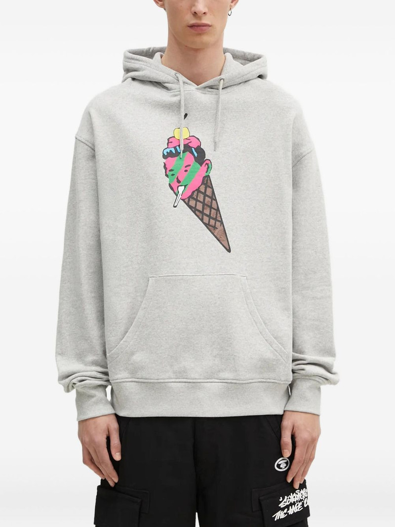 ice-cream cone-print hoodie 1
