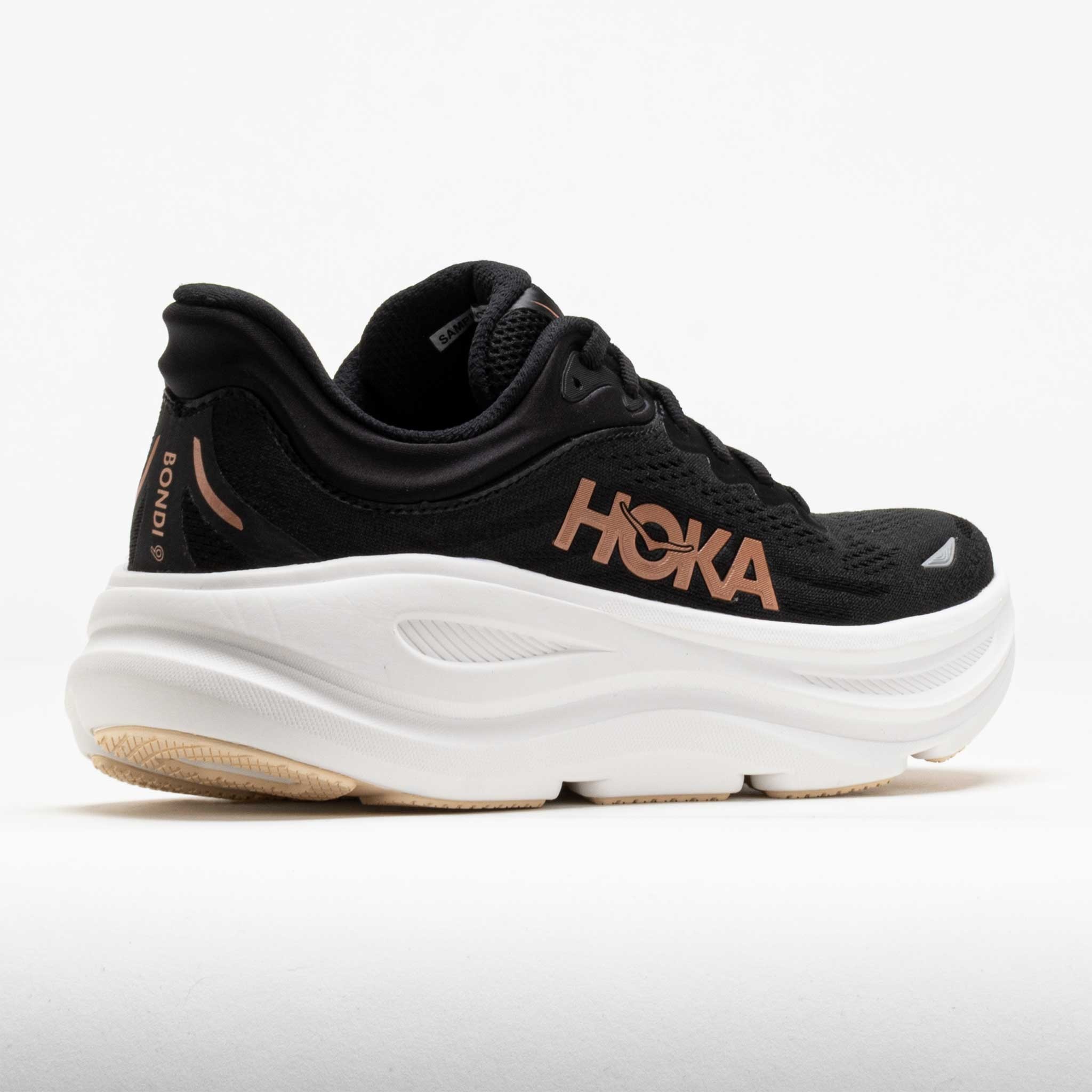 HOKA Bondi 9 Women's Black/Rose Gold - 6