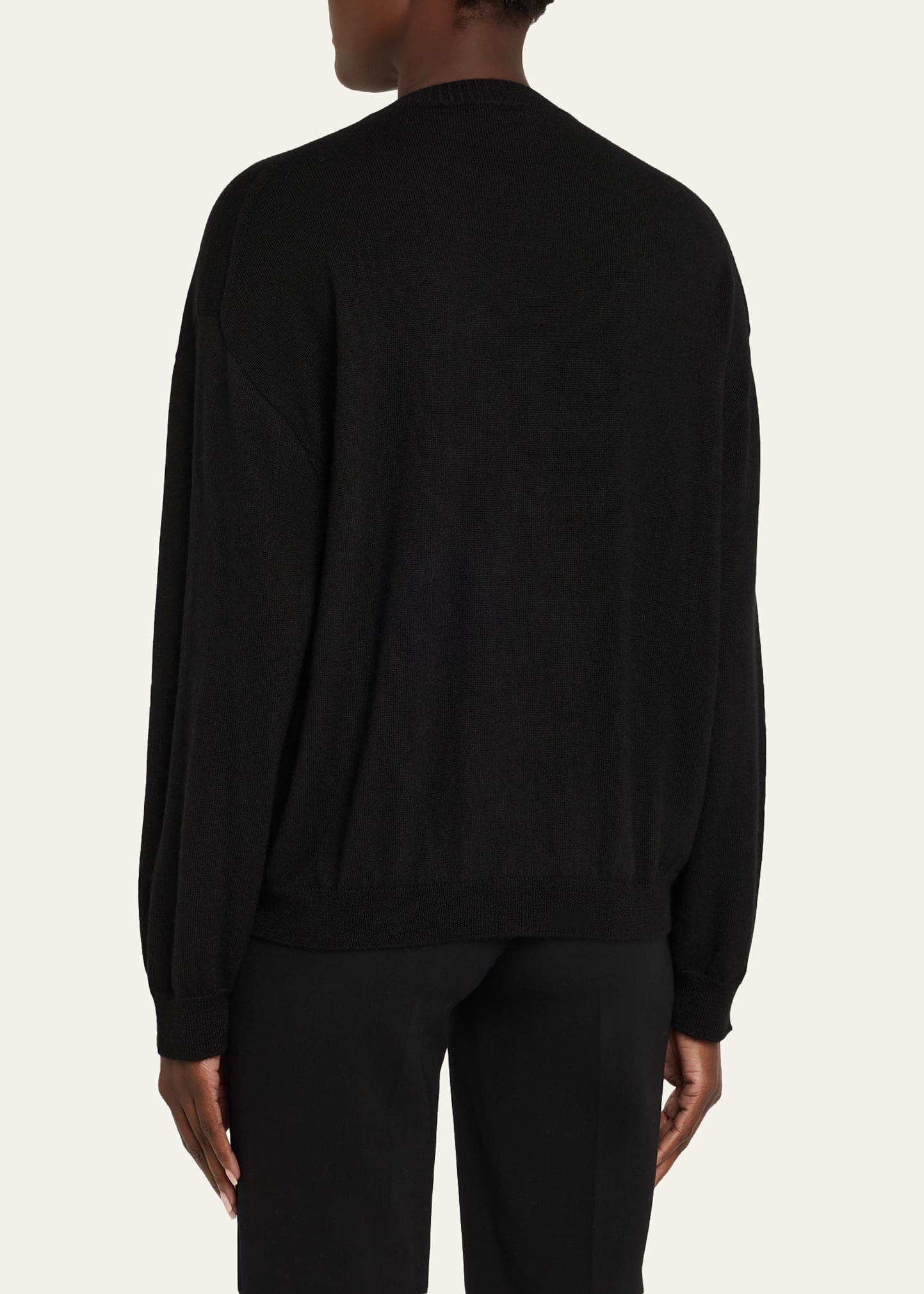 V-Neck Cashmere Sweater - 3