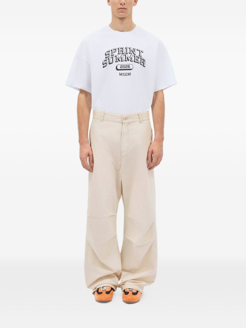 MSGM welt-pocket trousers outlook