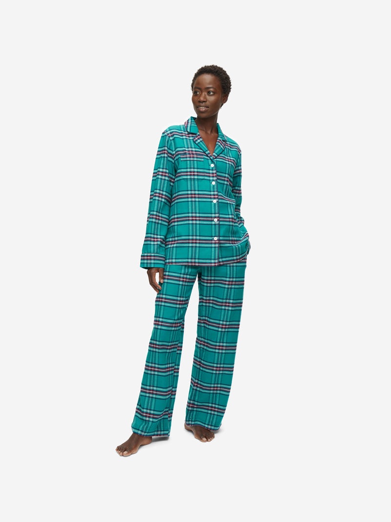 Women's Pyjamas Kelburn 25 Brushed Cotton Multi - 3