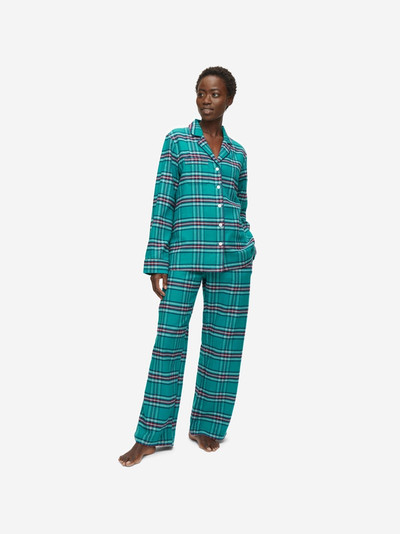 Derek Rose Women's Pyjamas Kelburn 25 Brushed Cotton Multi outlook