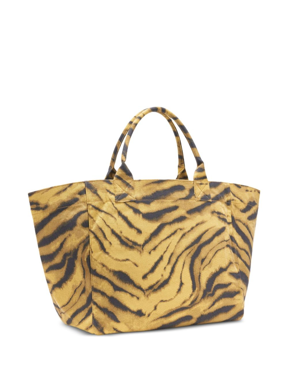 tiger-print tote bag - 3