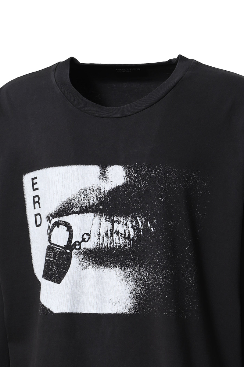 LIPS LS T-SHIRT / FADED BLK 5