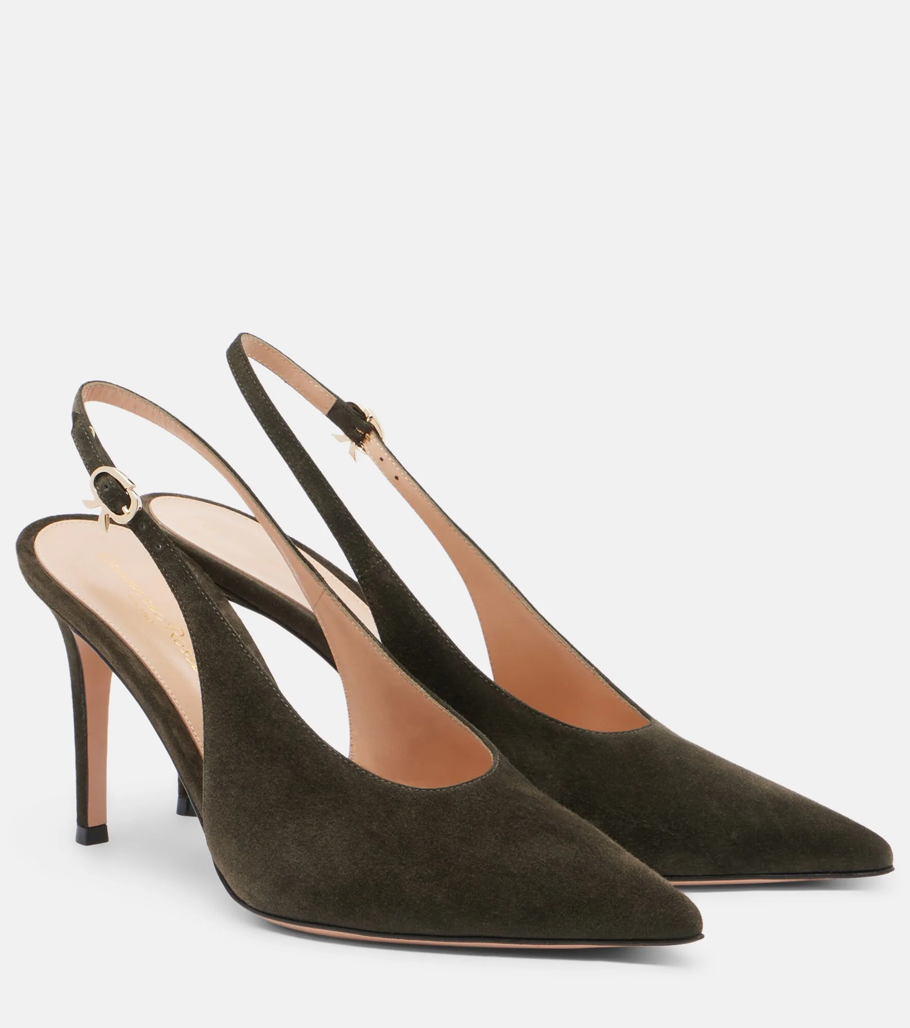 Robbie suede slingback pumps - 1