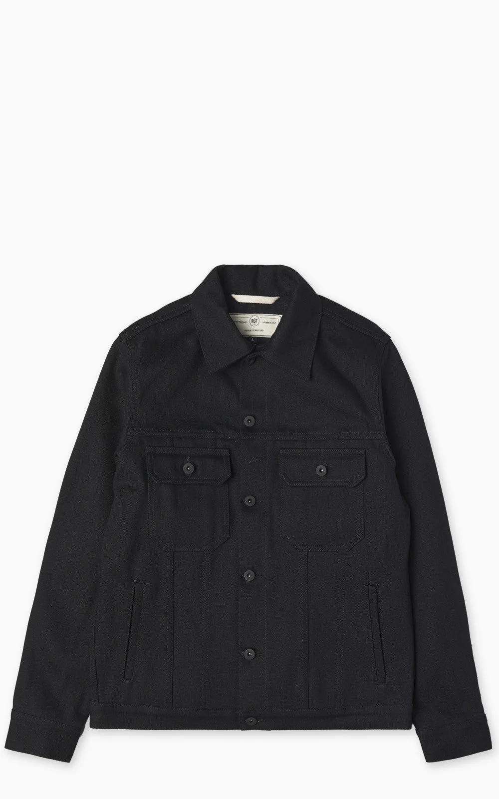 ROGUE TERRITORY CRUISER JACKET SELVEDGE CRYPTIC STEALTH 17OZ - 1