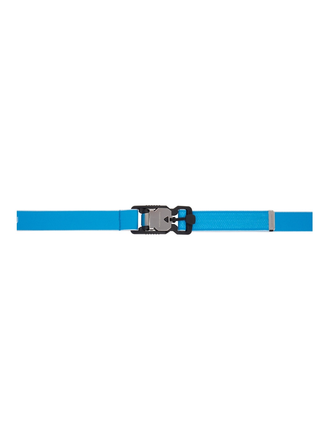 Blue Elastic Logo Lift Lock Belt - 1