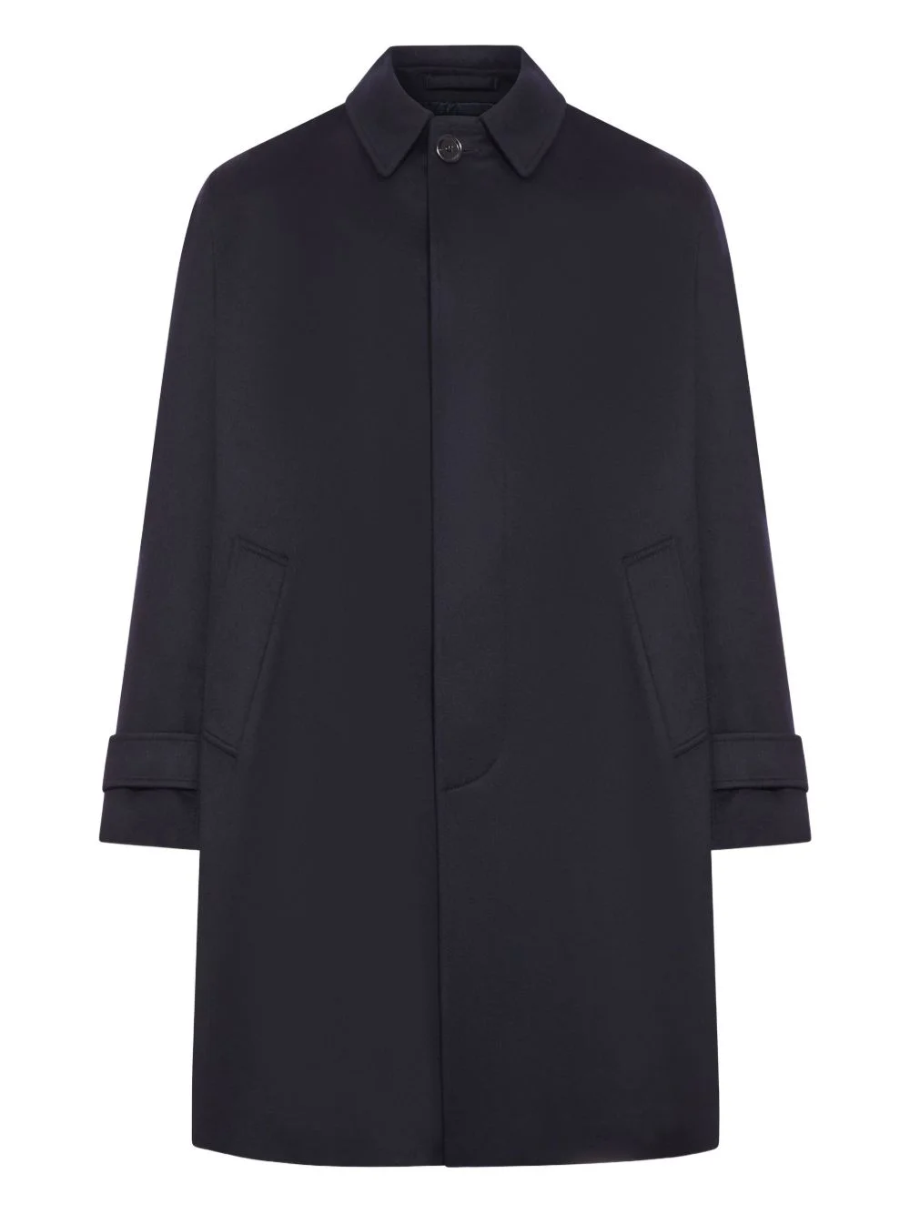 button-fastening coat - 1