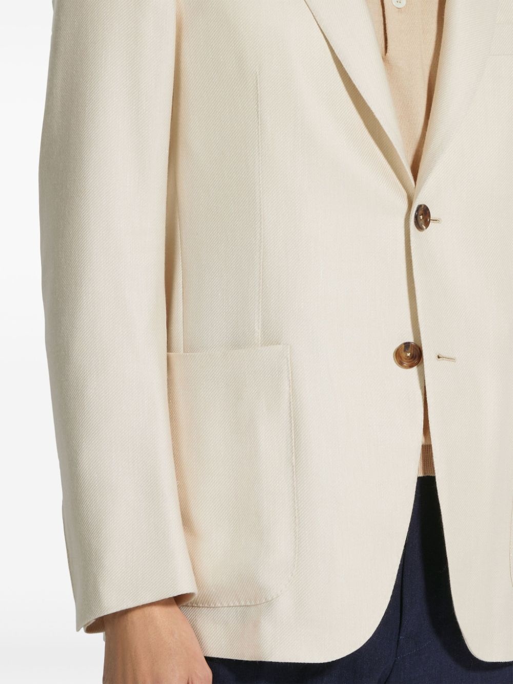 single-breasted blazer - 5
