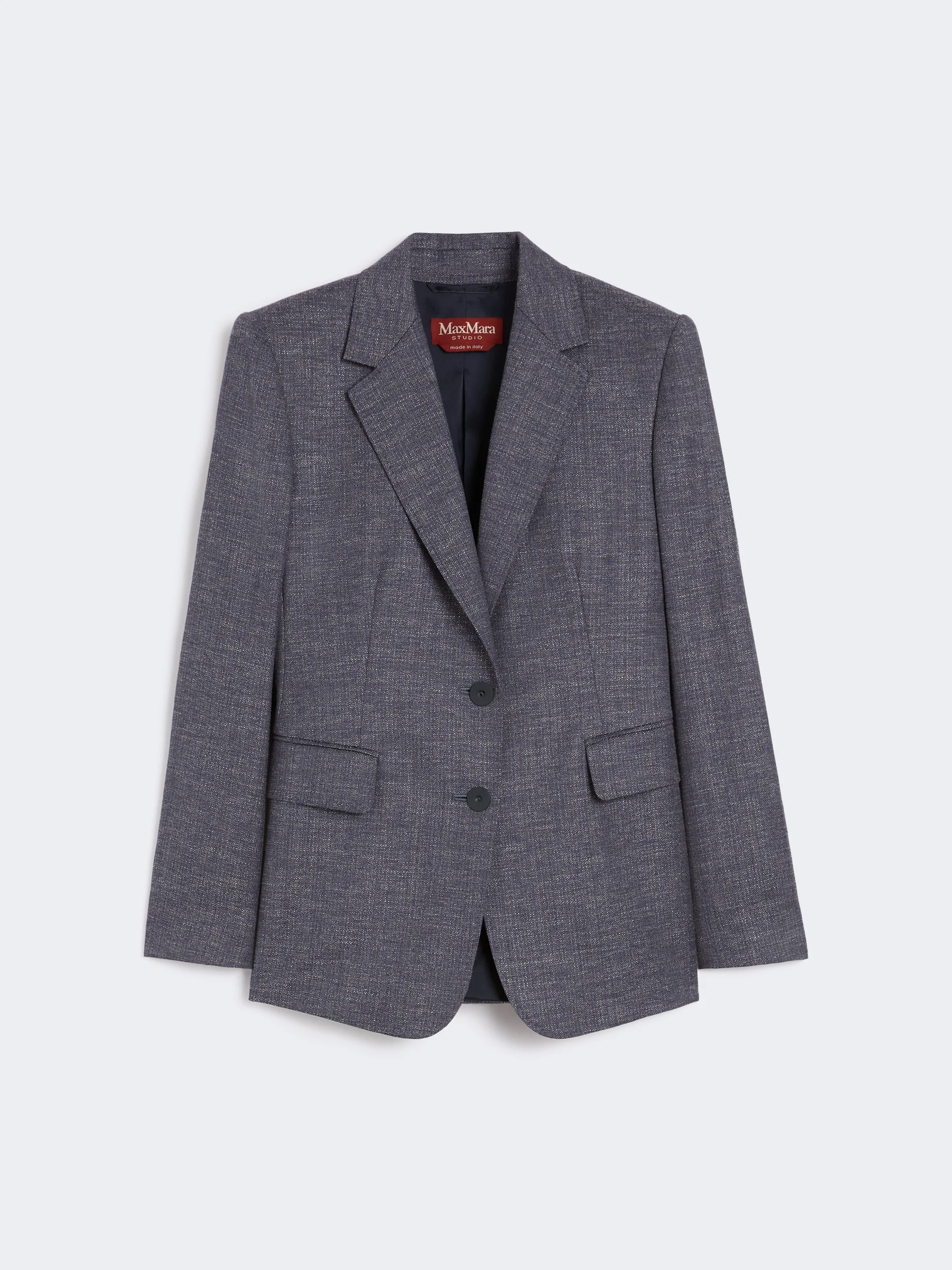 HODEIDA Wool-blend twill blazer - 1