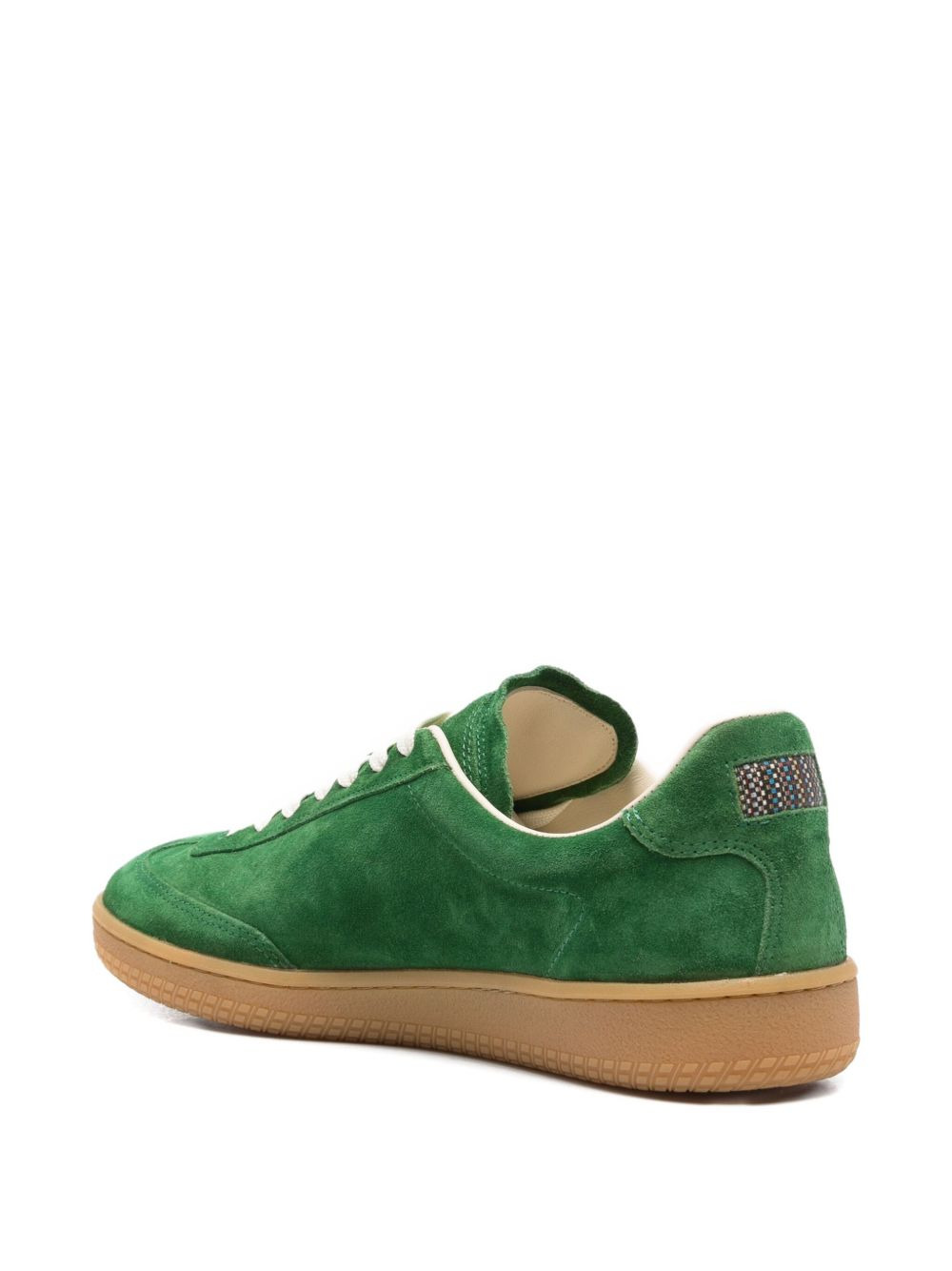 suede lace-up sneakers - 3