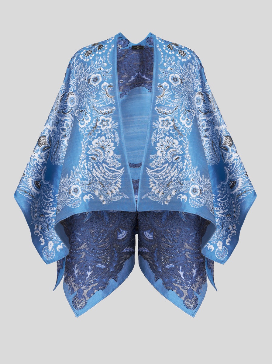 JACQUARD CAPE - 1
