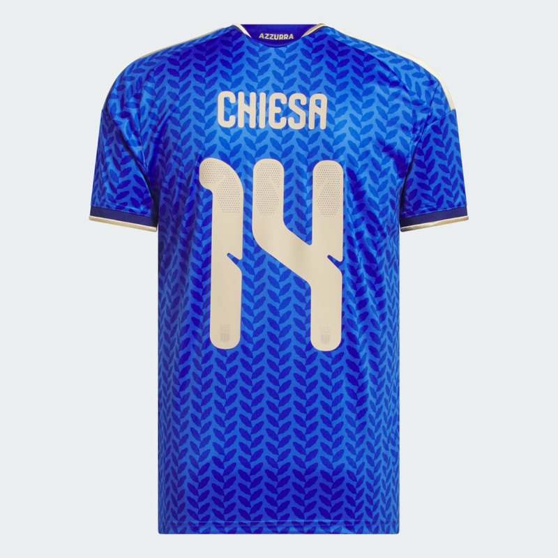 Italy 26 Home Chiesa Jersey 3
