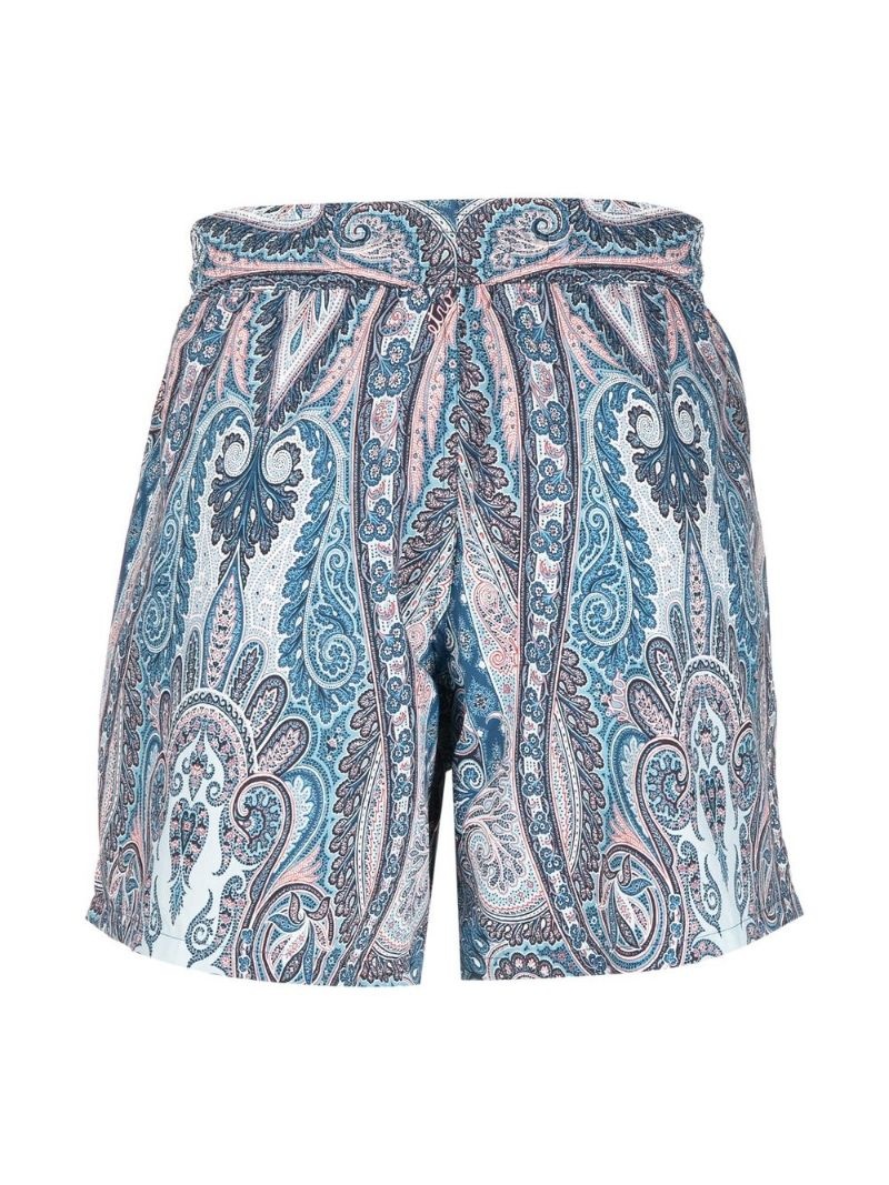 paisley-print swim shorts - 2