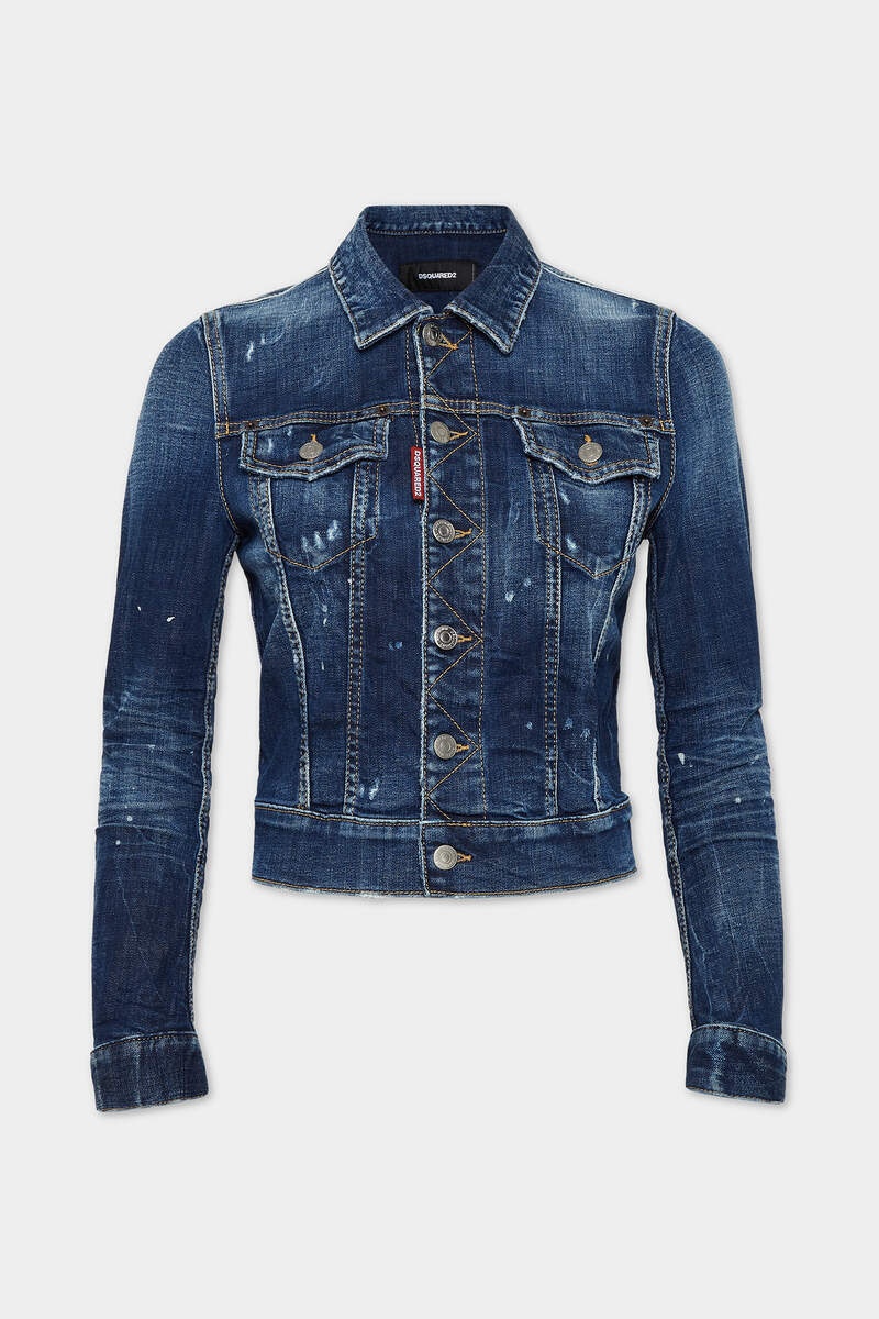 DARK PERFECT CLEAN WASH CLASSIC JEAN JACKET - 1