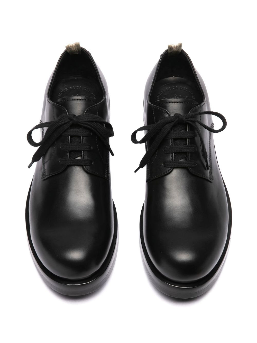 leather lace-up shoes - 3