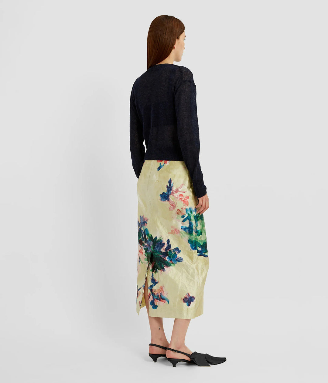 Pencil Midi Skirt - 3