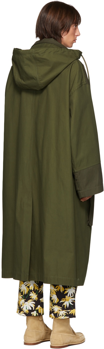 Khaki Patch Pocket Coat - 3