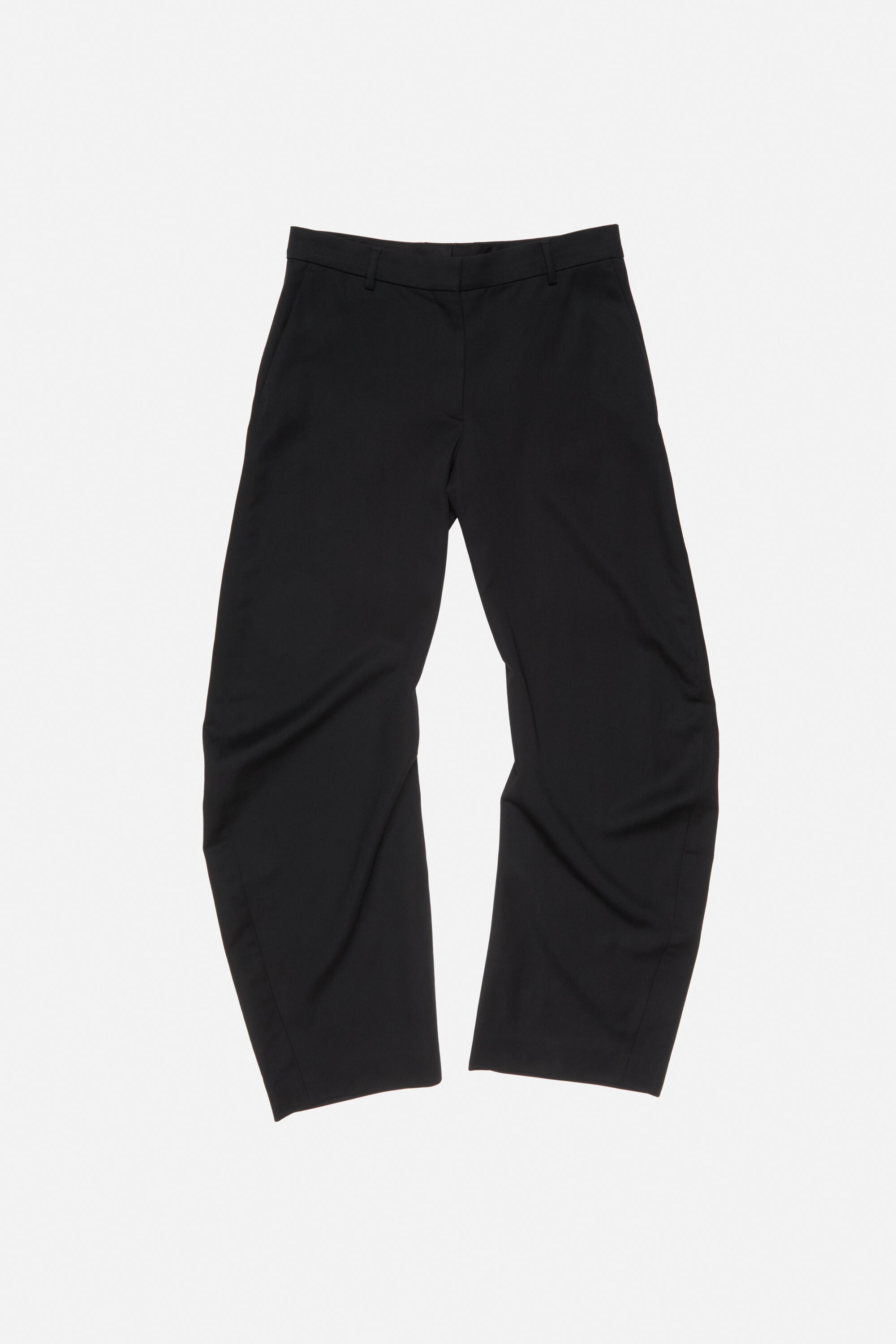 Tailored wool trousers - Black - 6