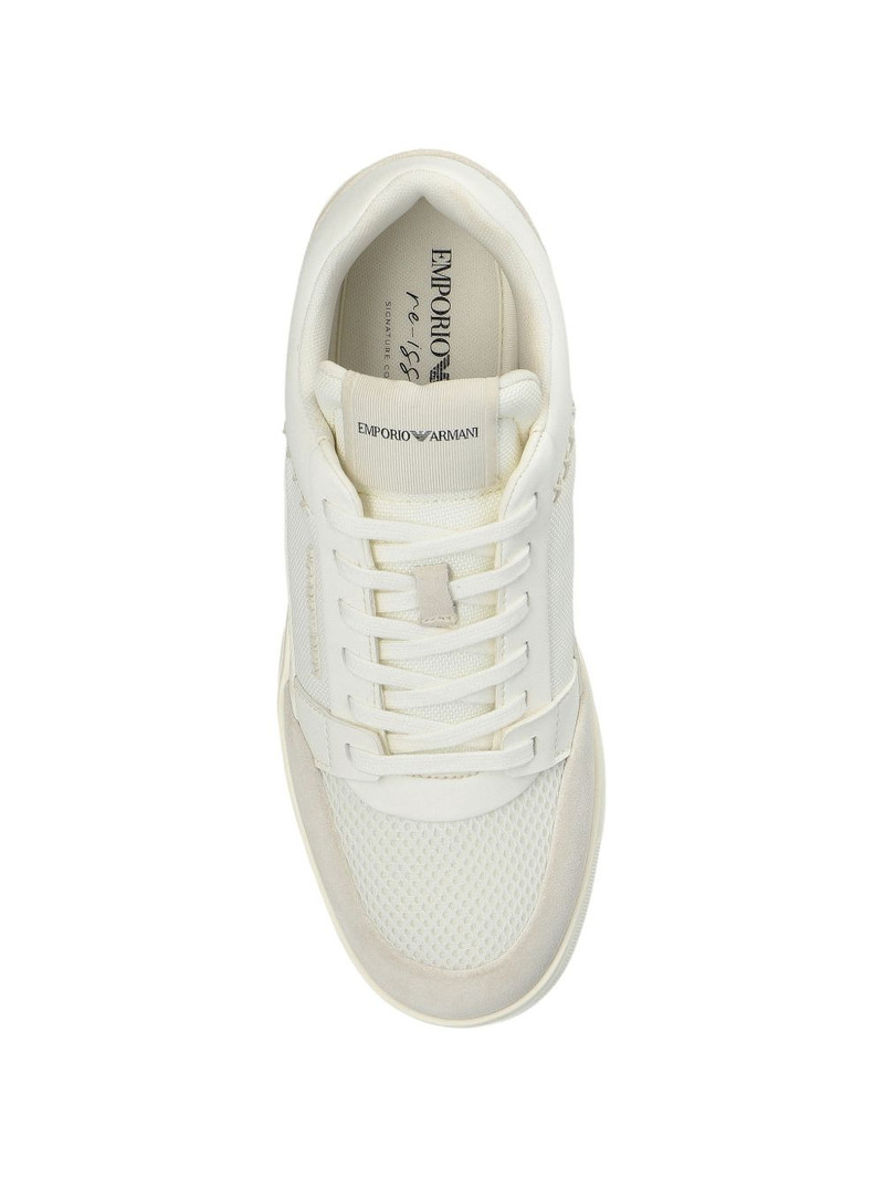 logo panelled sneakers 3