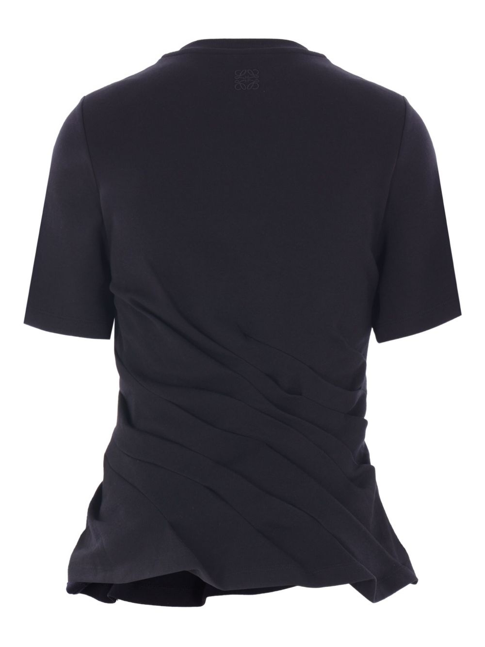 draped short-sleeve T-shirt - 2