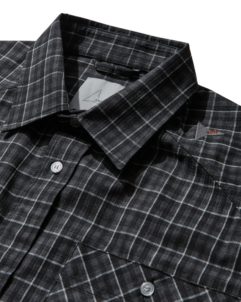 Aair Floweave Printed Check Short Sleeve Shirt 12