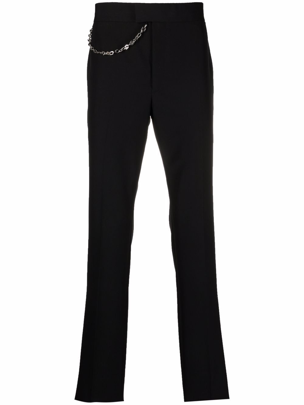 chain-link detail trousers - 1