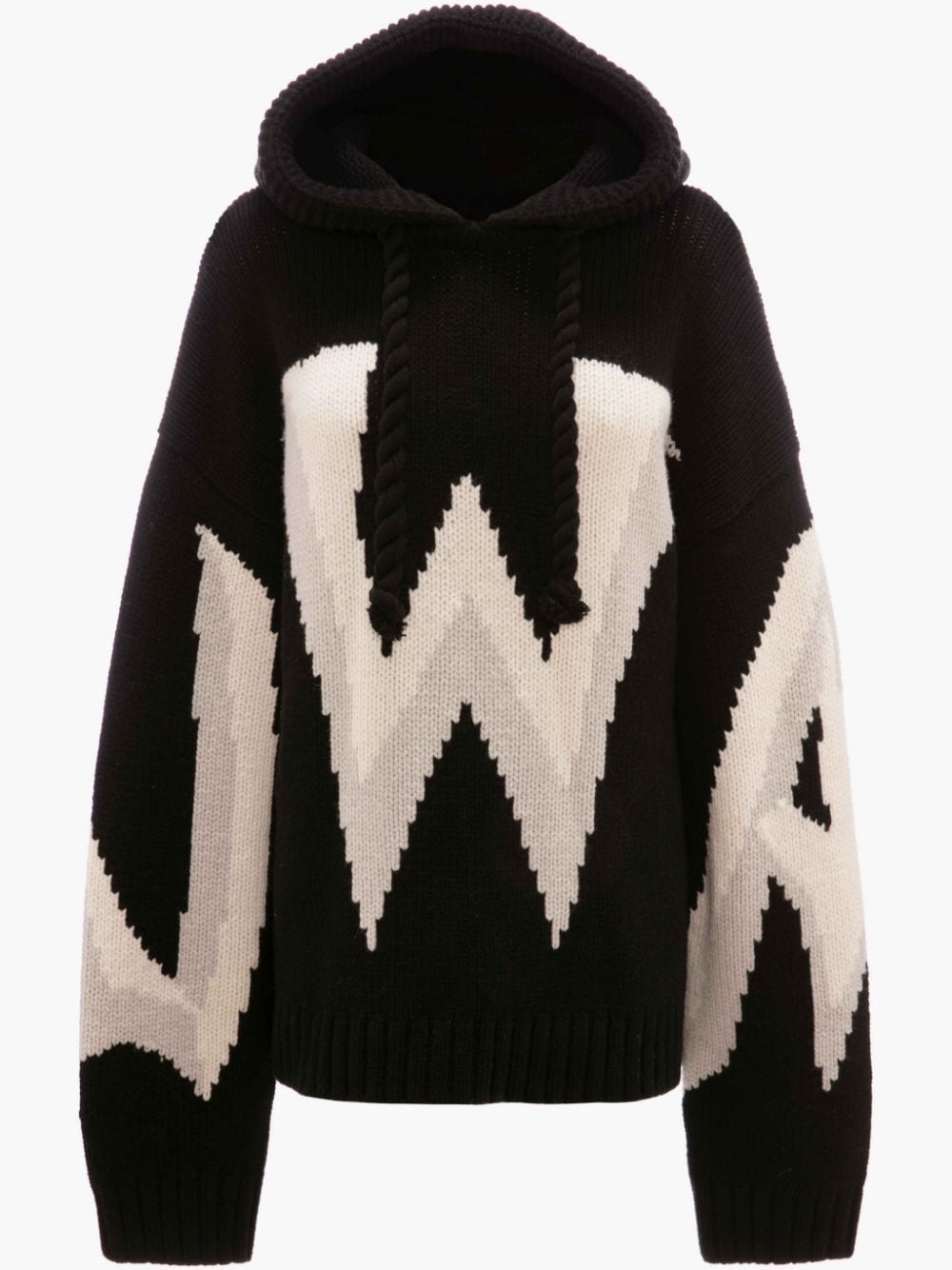 GOTHIC LOGO CHUNKY HOODIE - 1